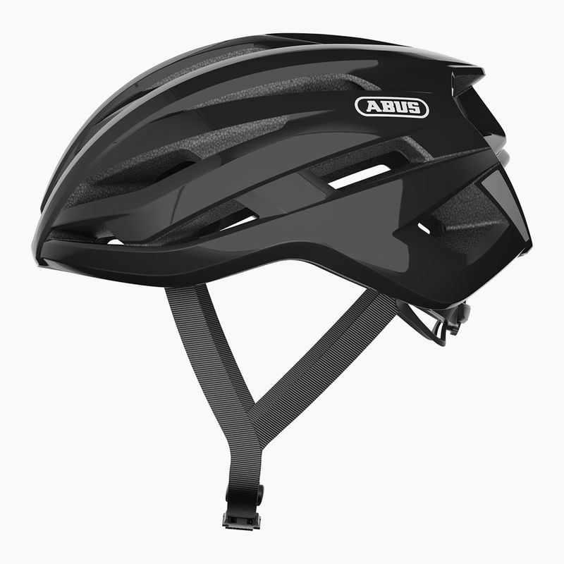 ABUS StormChaser schwarz glänzender Fahrradhelm 3