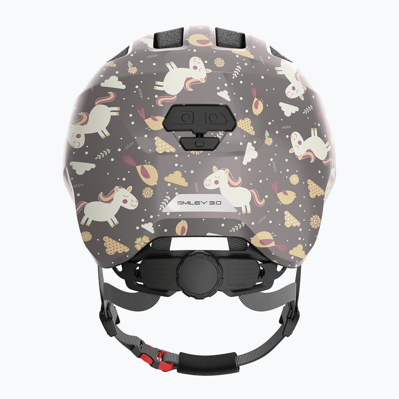Fahrradhelm Kinder ABUS Smiley 3.0 grey horse 3