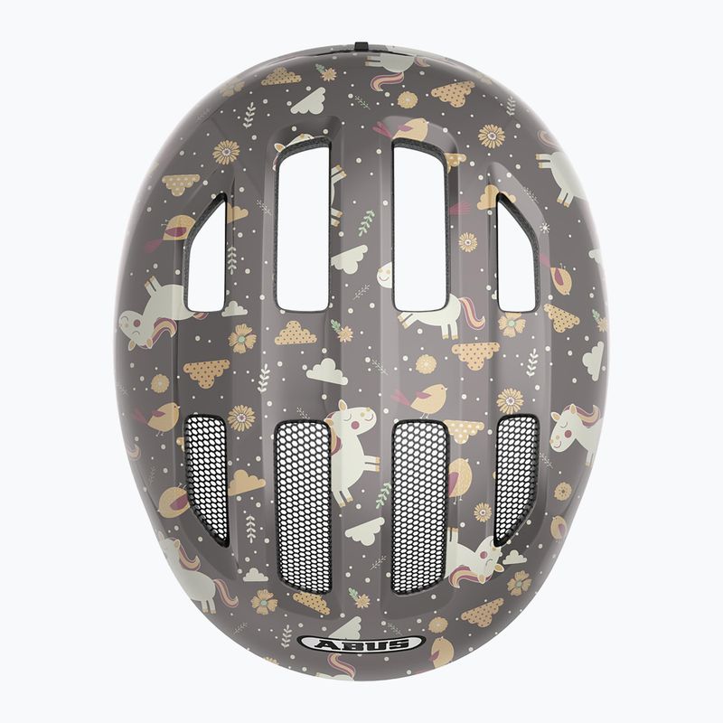 Kinderfahrradhelm ABUS Smiley 3.0 grey horse 4