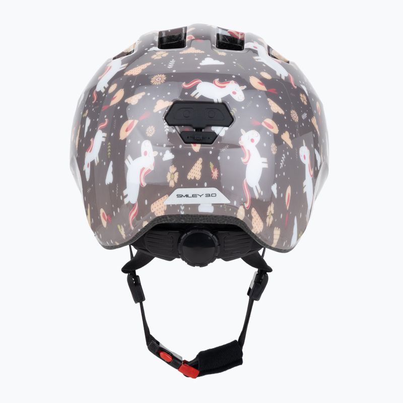 Fahrradhelm Kinder ABUS Smiley 3.0 grey horse 4