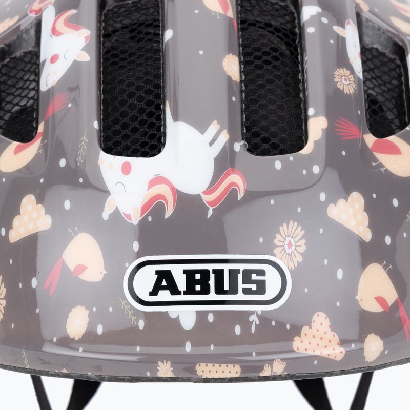 Fahrradhelm Kinder ABUS Smiley 3.0 grey horse 7