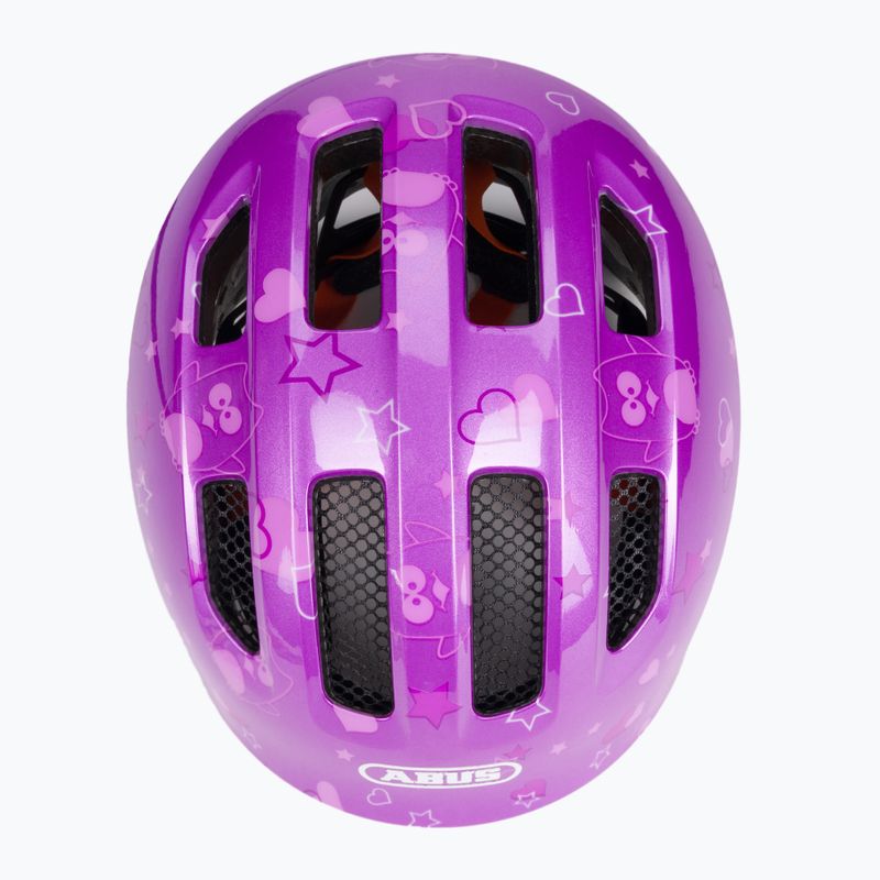 ABUS Kinderfahrradhelm Smiley 3.0 lila 67259 6