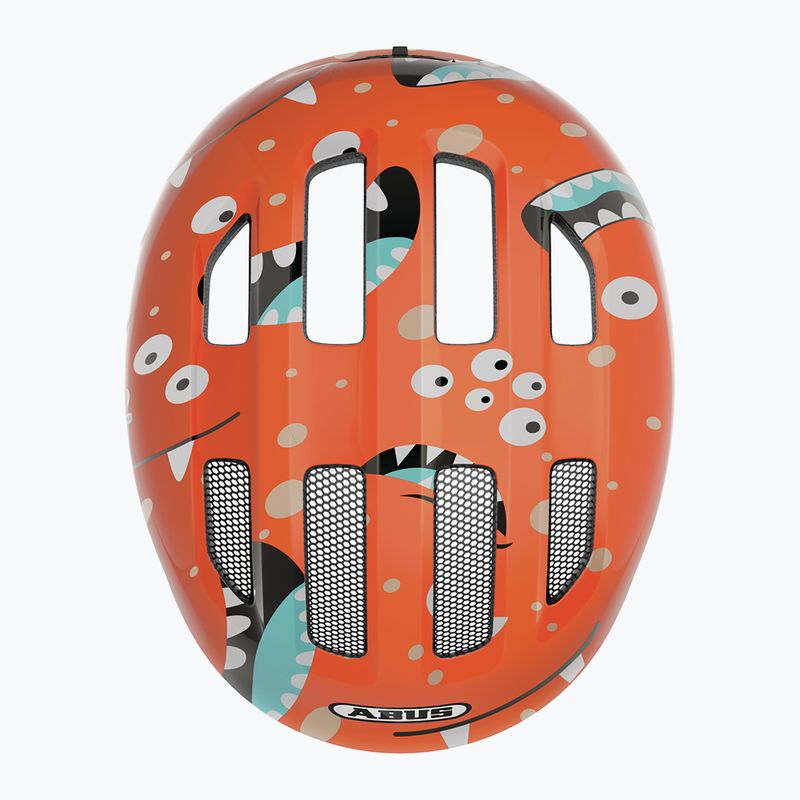 Kinderfahrradhelm ABUS Smiley 3.0 orange monster 4