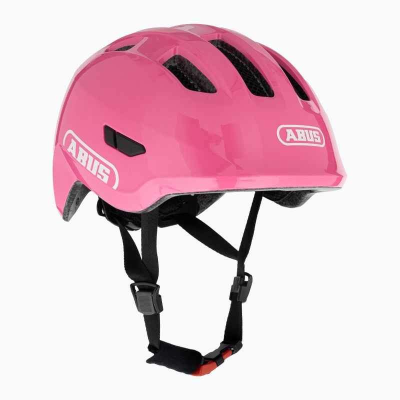 ABUS Kinderfahrradhelm Smiley 3.0 glänzend rosa