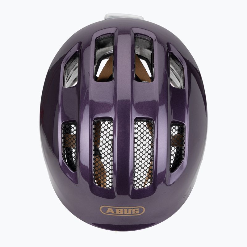 Fahrradhelm Kinder ABUS Smiley 3.0 ACE LED royal purple 6