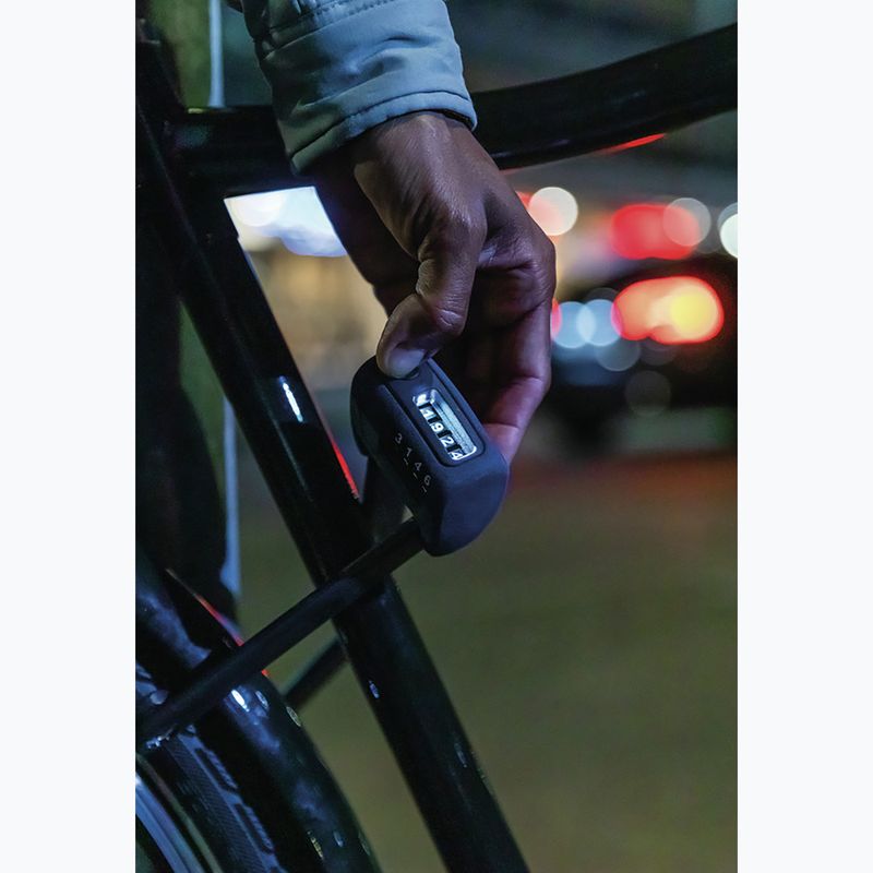 Fahrradschloss ABUS Bordo Combo 6000C/90 LED SH black 4