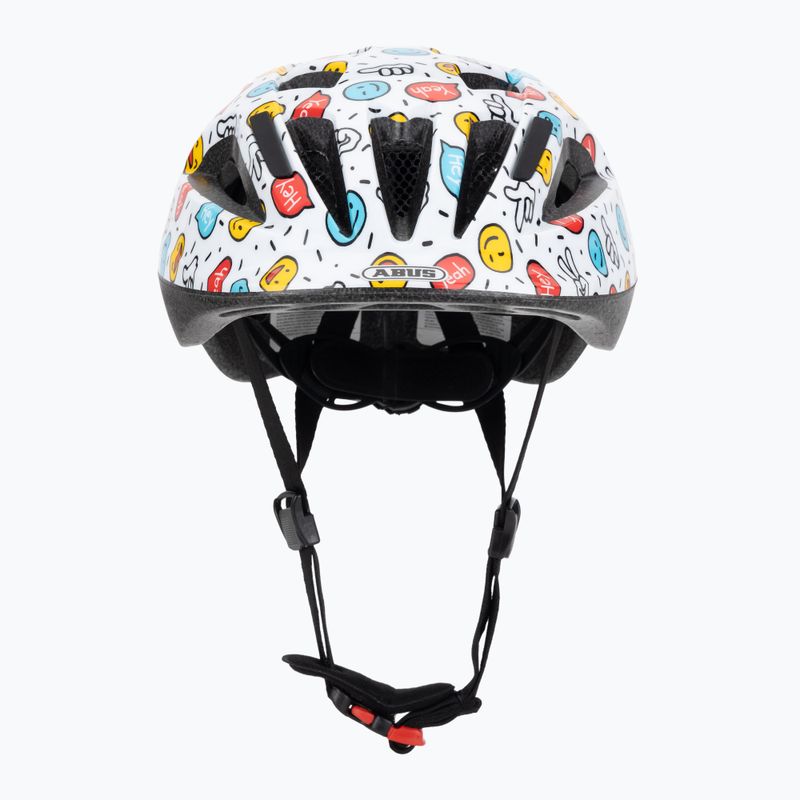 Fahrradhelm Kinder ABUS Smooty 2.0 white smiley 2