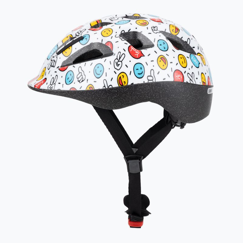 Fahrradhelm Kinder ABUS Smooty 2.0 white smiley 3