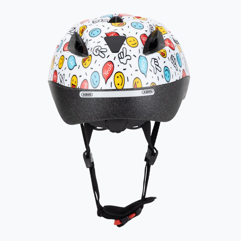 Fahrradhelm Kinder ABUS Smooty 2.0 white smiley 4