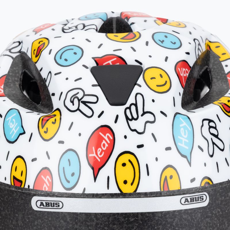 Fahrradhelm Kinder ABUS Smooty 2.0 white smiley 7