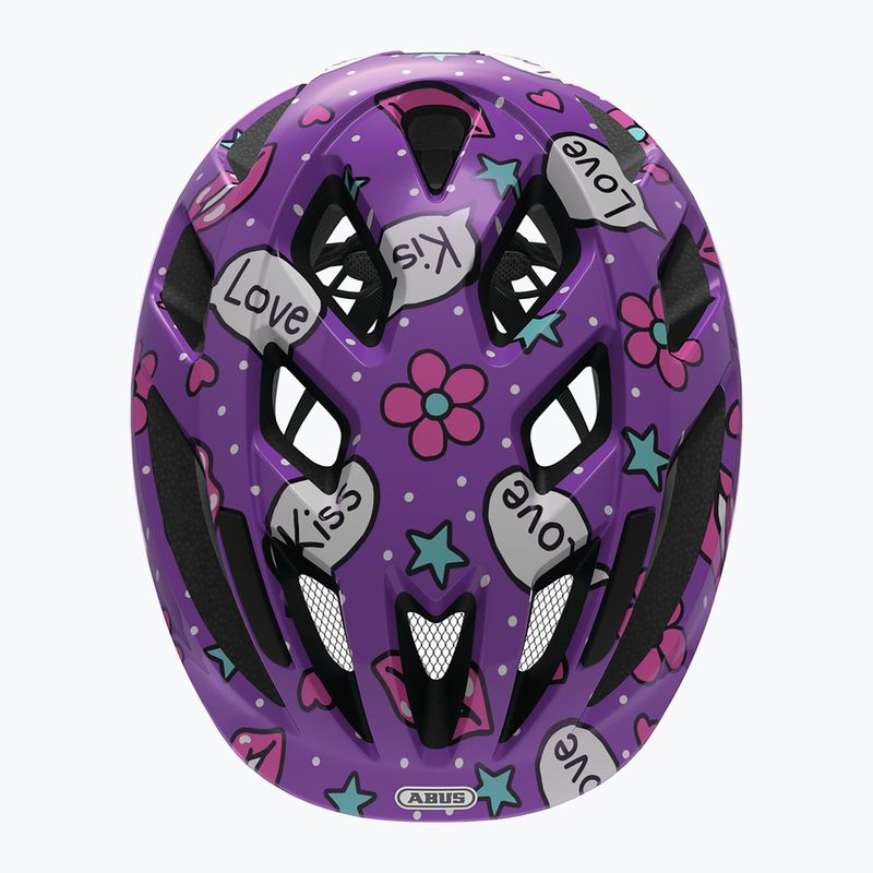Kinderfahrradhelm ABUS Smooty 2.0 purple kisses 4