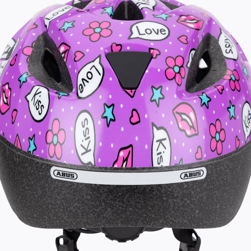 Fahrradhelm Kinder ABUS Smooty 2.0 purple kisses 7