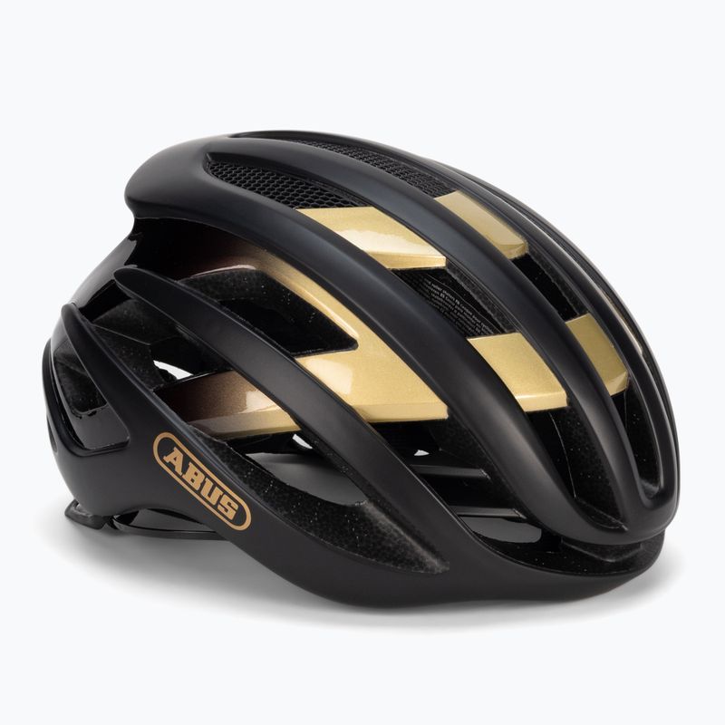 ABUS AirBreaker Fahrradhelm schwarz/gold 86830