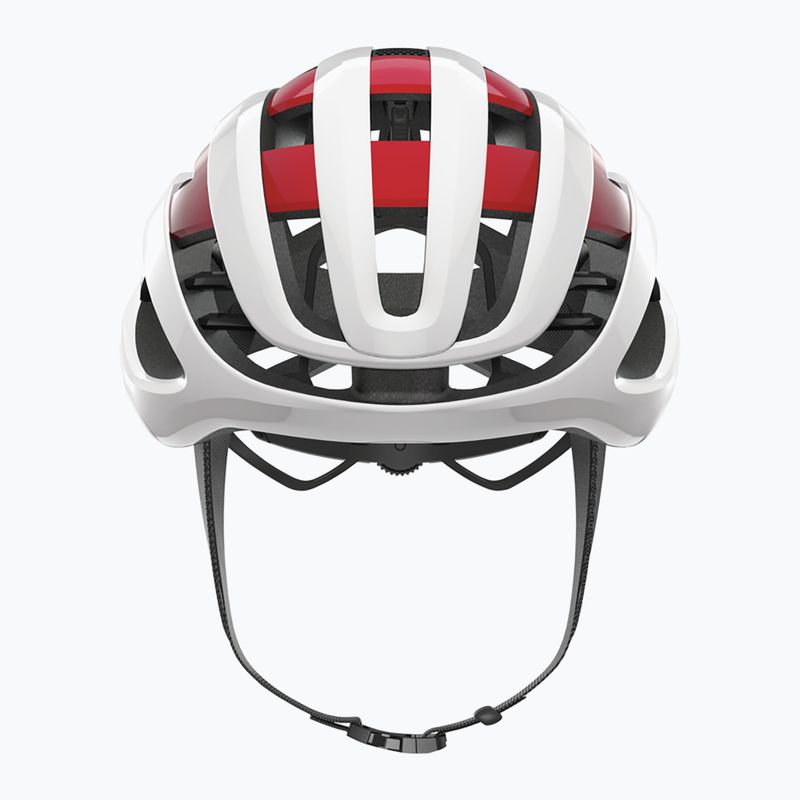 ABUS AirBreaker Fahrradhelm weiß und rot 86836 6