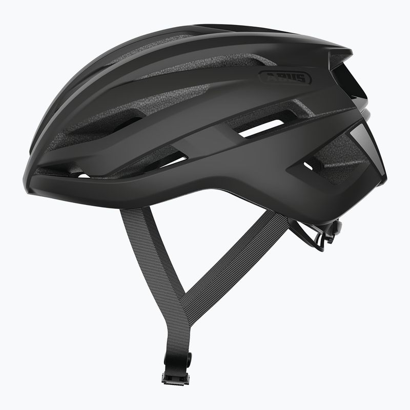 ABUS StormChaser Samt schwarzer Fahrradhelm 3