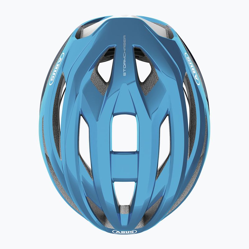 ABUS StormChaser stahlblauer Fahrradhelm 6