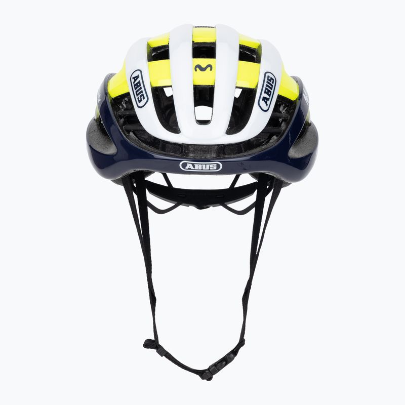 Fahrradhelm ABUS AirBreaker Movistar Team 24 navy/yellow/white 2