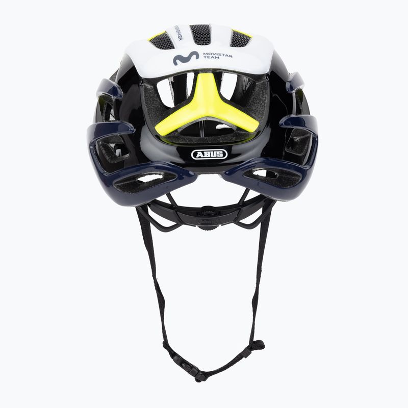 Fahrradhelm ABUS AirBreaker Movistar Team 24 navy/yellow/white 4