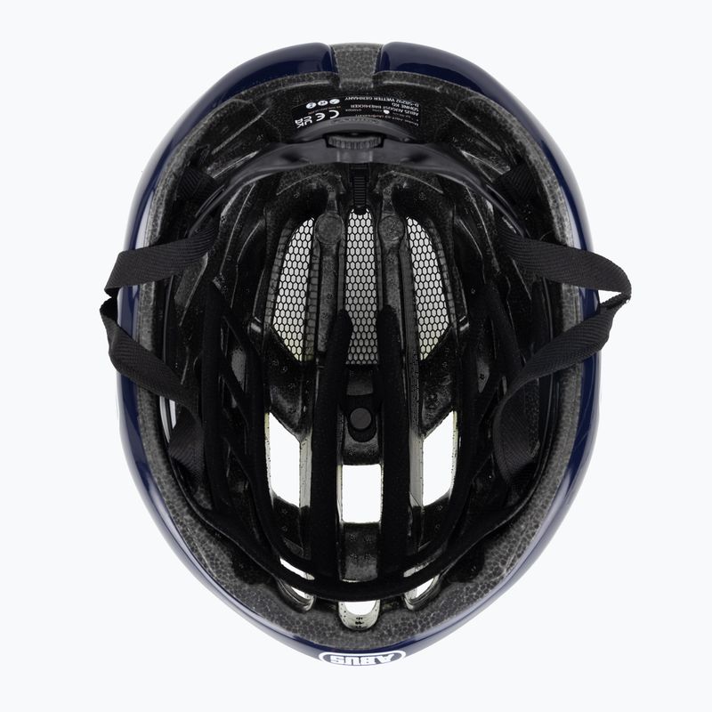 Fahrradhelm ABUS AirBreaker Movistar Team 24 navy/yellow/white 5