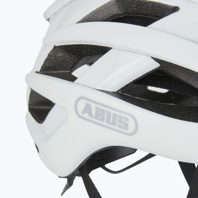 Fahrradhelm ABUS AirBreaker polar white matt 7