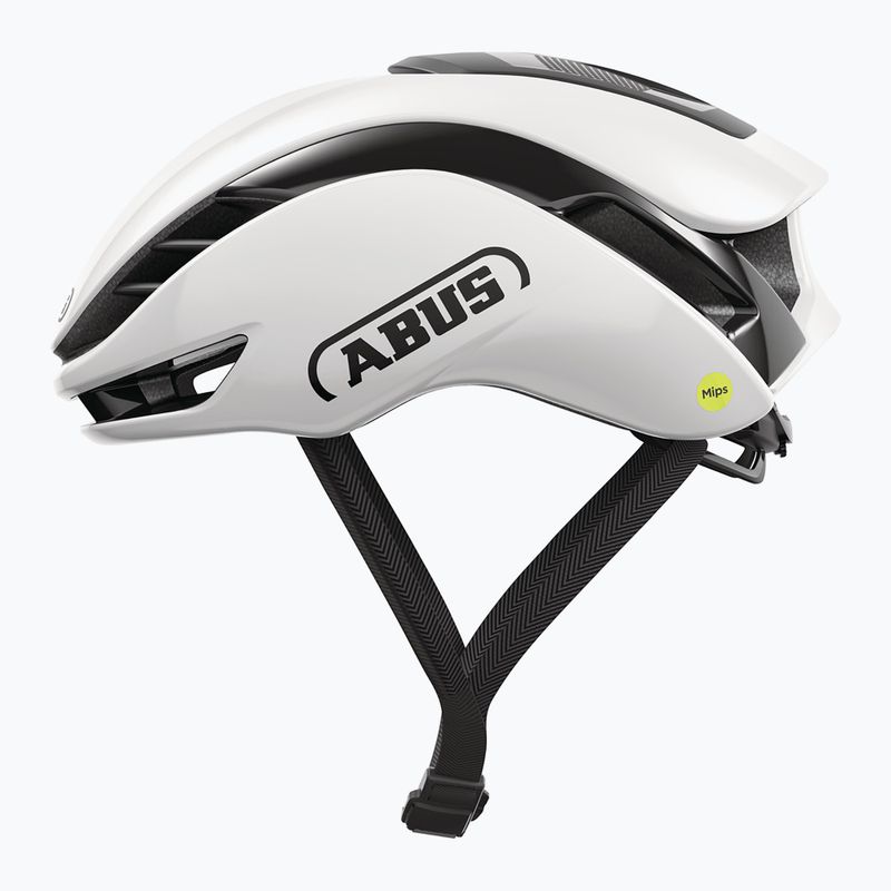 ABUS Gamechanger 2.0 MIPS Fahrradhelm glänzend weiß 2