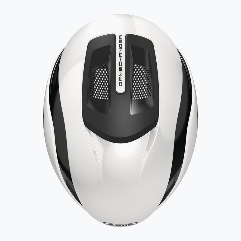 ABUS Gamechanger 2.0 MIPS Fahrradhelm glänzend weiß 5