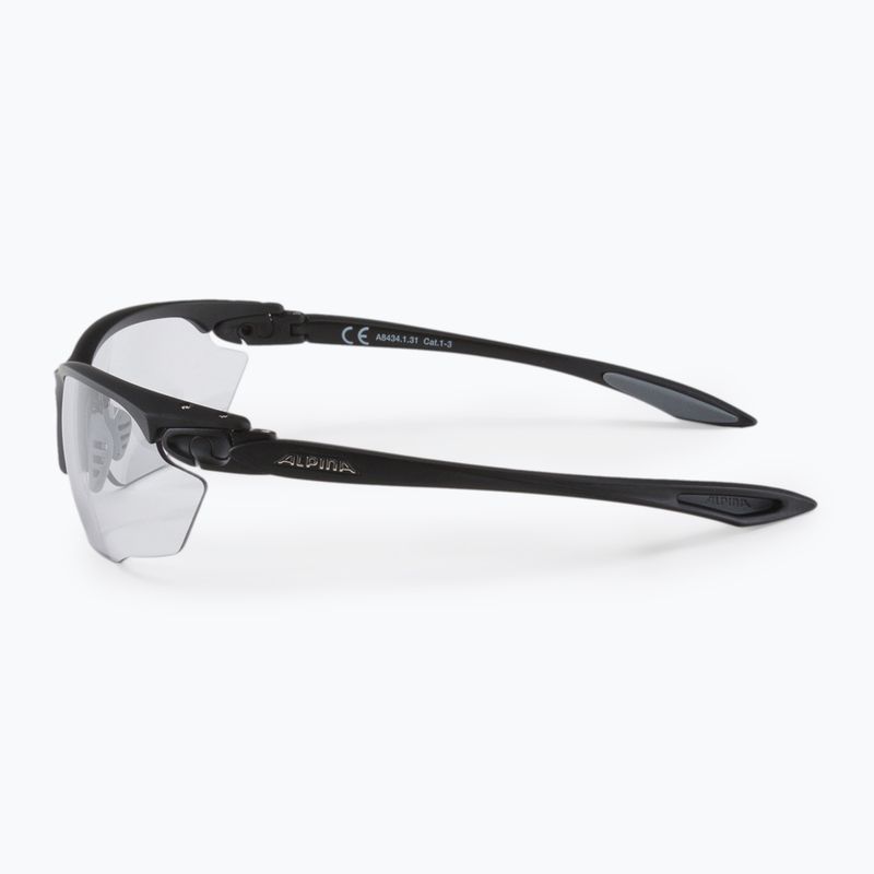 Fahrradbrille Alpina Twist Four V black matte/black 4