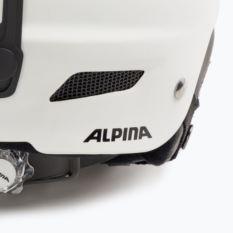 Skihelm Alpina Biom white matt 6