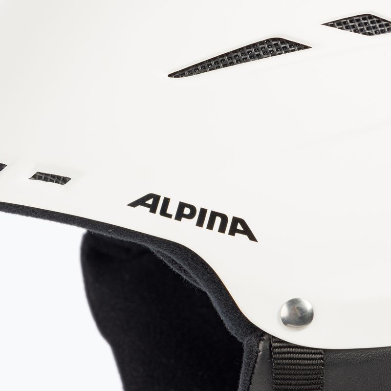 Skihelm Alpina Biom white matt 7