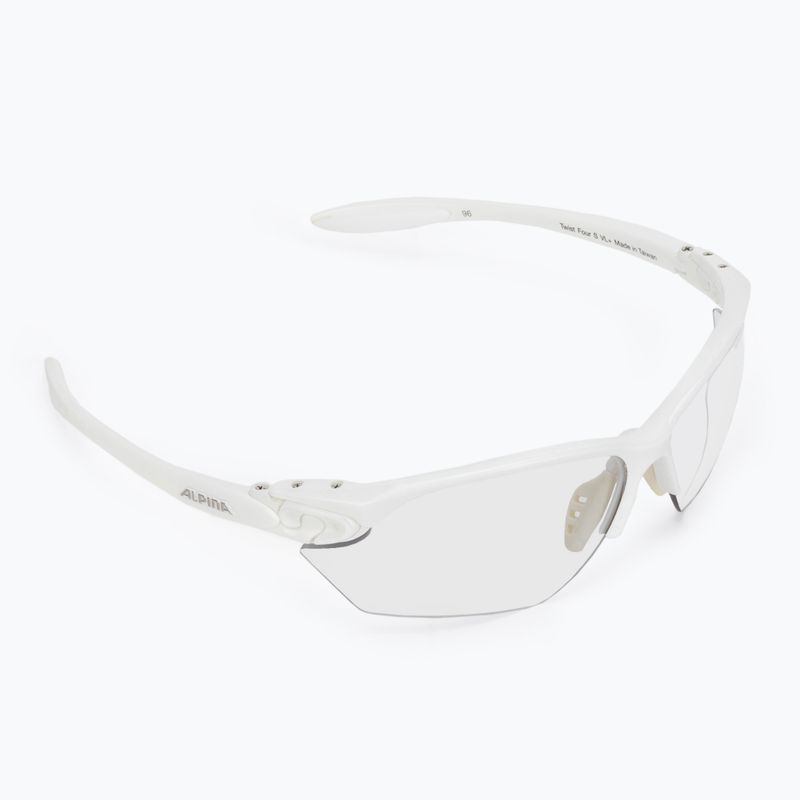 Fahrradbrille Alpina Twist Four V S white/black