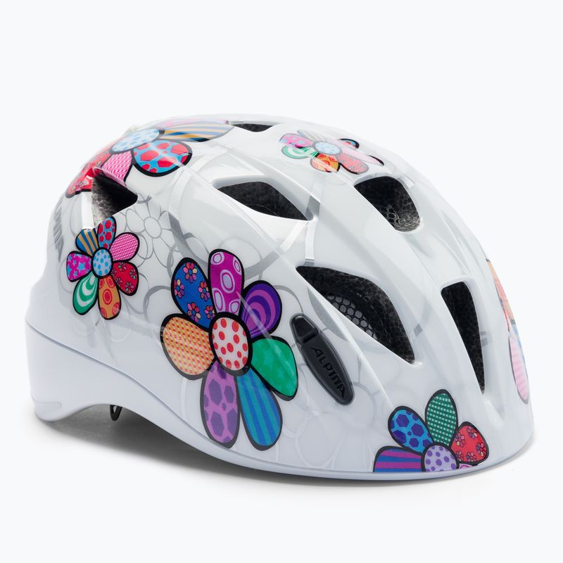 Fahrradhelm für Kinder Alpina Ximo Flash white flower