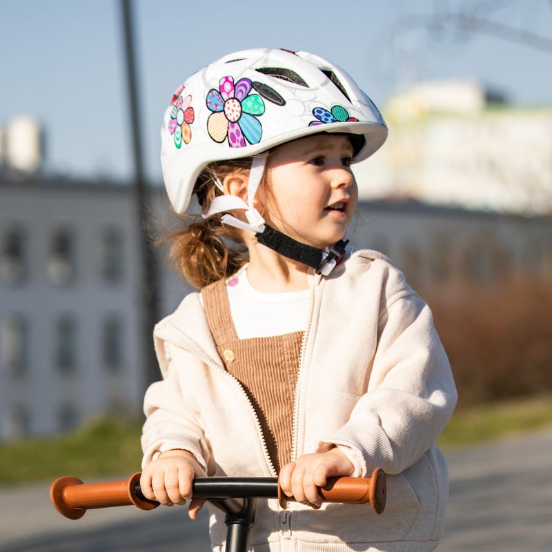 Fahrradhelm für Kinder Alpina Ximo Flash white flower 8