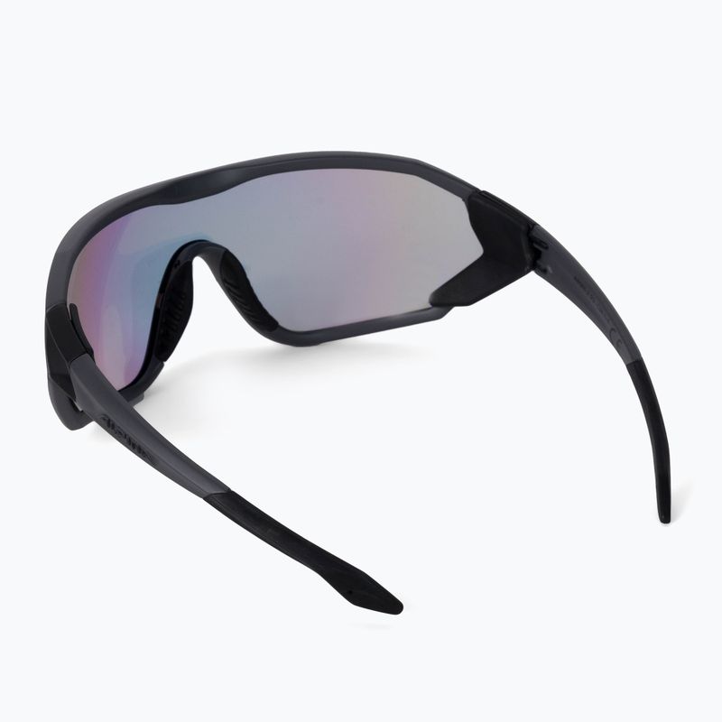 Fahrradbrille Alpina S-Way VM coal matt black/rainbow mirror 2