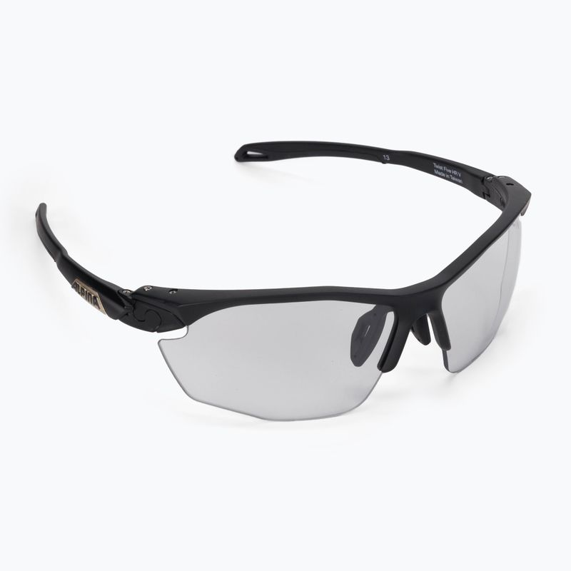 Fahrradbrille Alpina Twist Five Hr V black matte/black