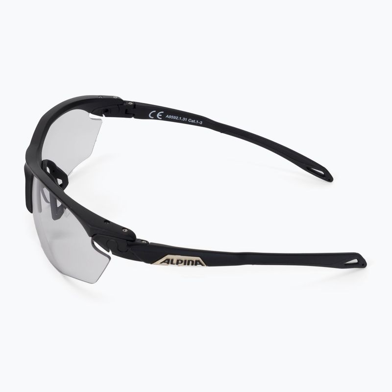 Fahrradbrille Alpina Twist Five Hr V black matte/black 4