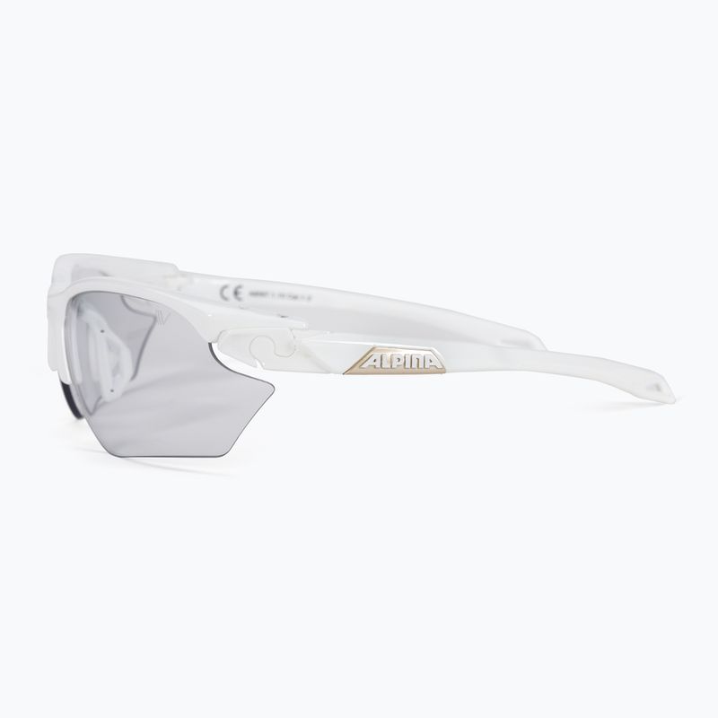 Fahrradbrille Alpina Twist Five Hr S V white/black 4