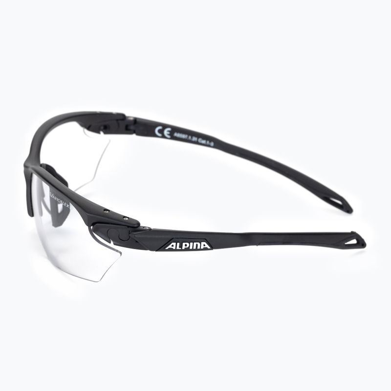 Fahrradbrille Alpina Twist Five Hr S V black matte/black 4