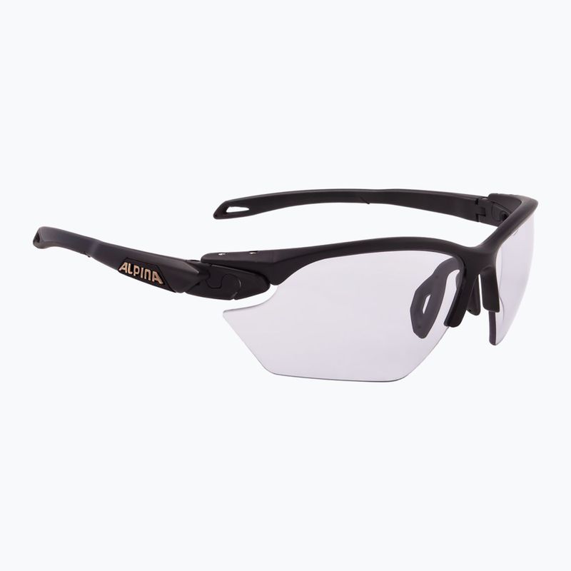 Fahrradbrille Alpina Twist Five Hr S V black matte/black 5