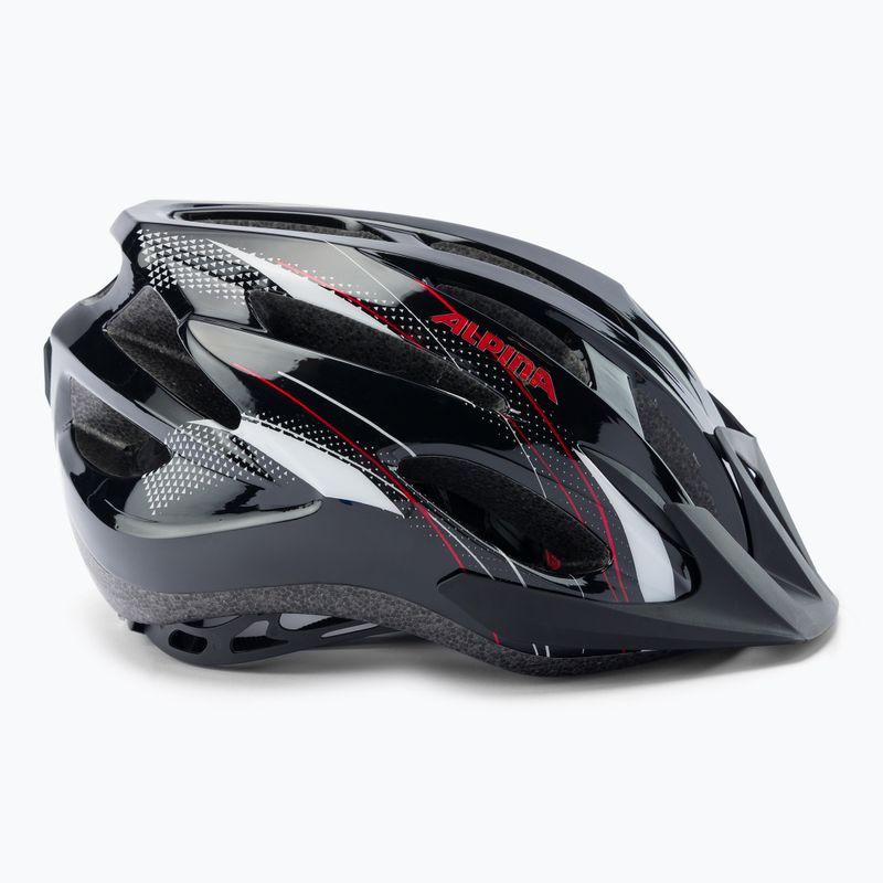 Fahrradhelm Alpina MTB 17 black/white/red 3