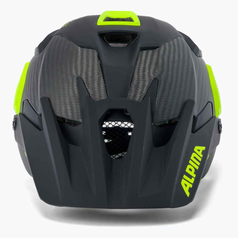 Fahrradhelm Alpina Rootage black neon/yellow 2