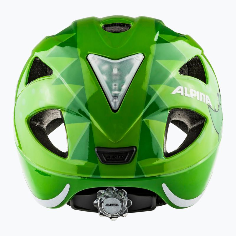 Kinderfahrradhelm Alpina Ximo Flash grün dino gloss 4