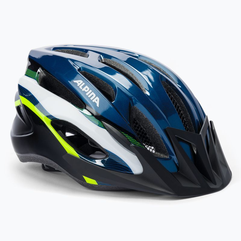 Fahrradhelm Alpina MTB 17 dark blue/neon