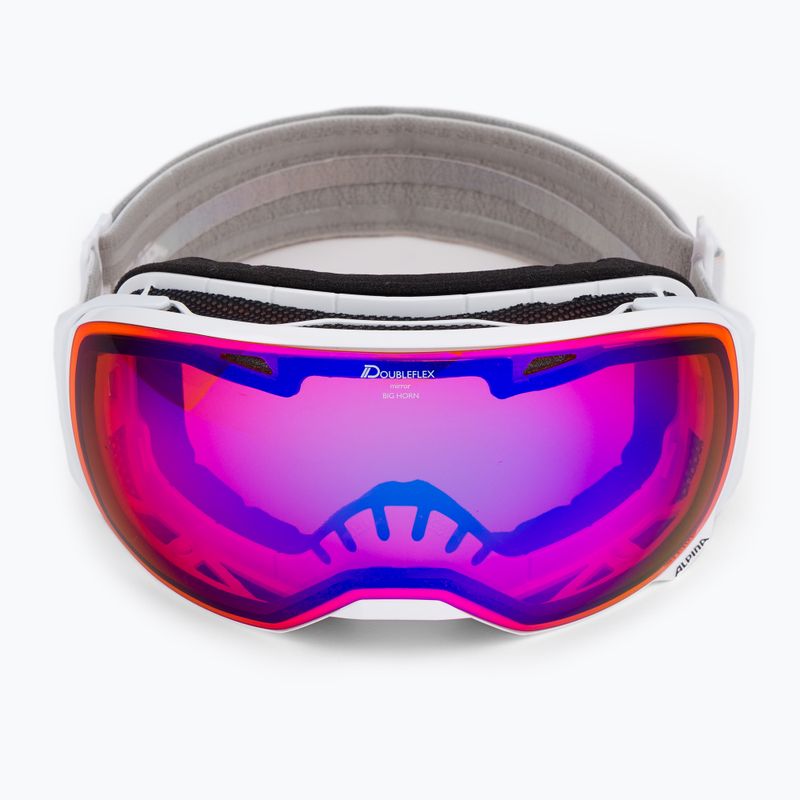 Skibrille Alpina Big Horn HM white/hm blue sph 2