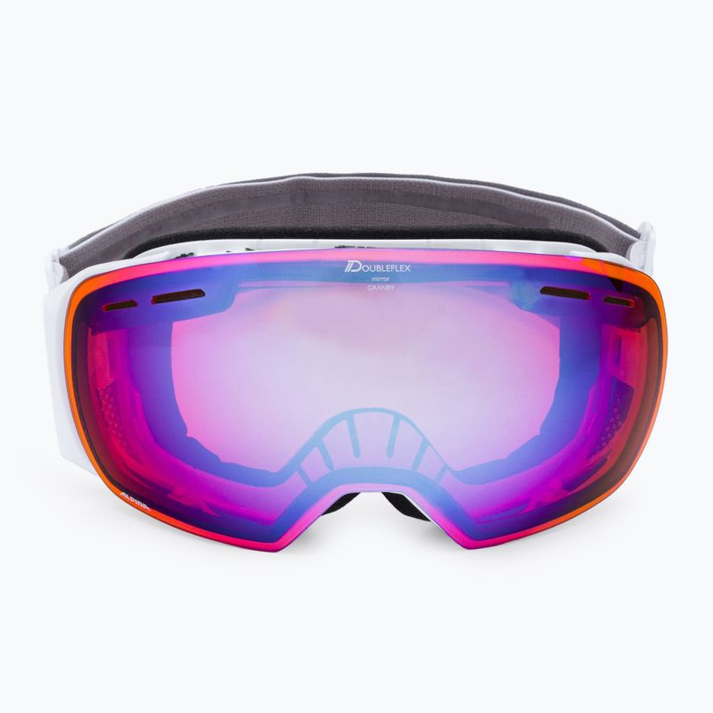 Skibrille Alpina Granby Q-Lite white gloss/blue sph 2
