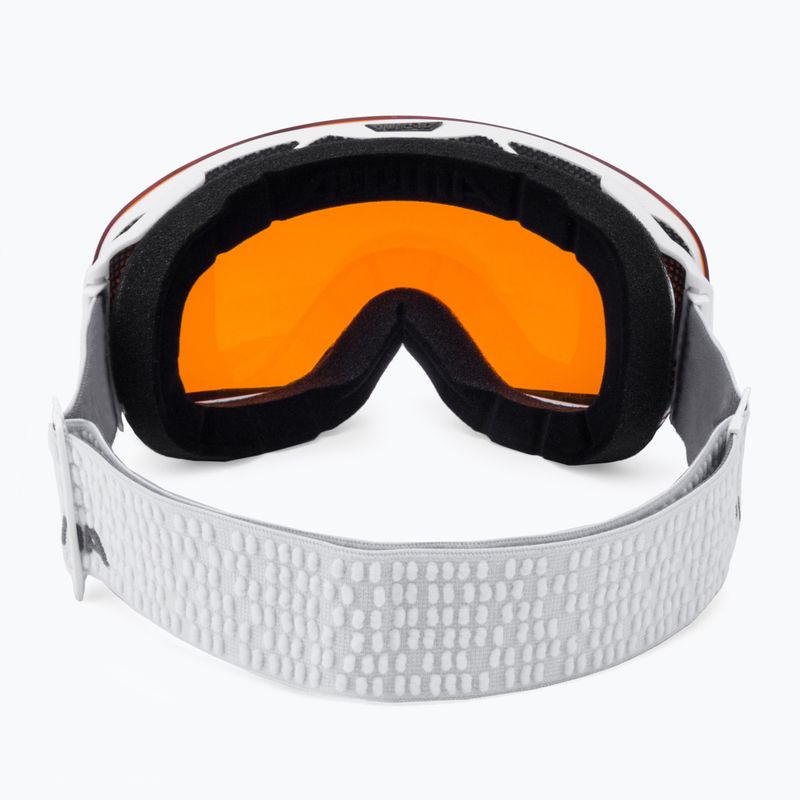 Skibrille Alpina Granby Q-Lite white gloss/blue sph 3