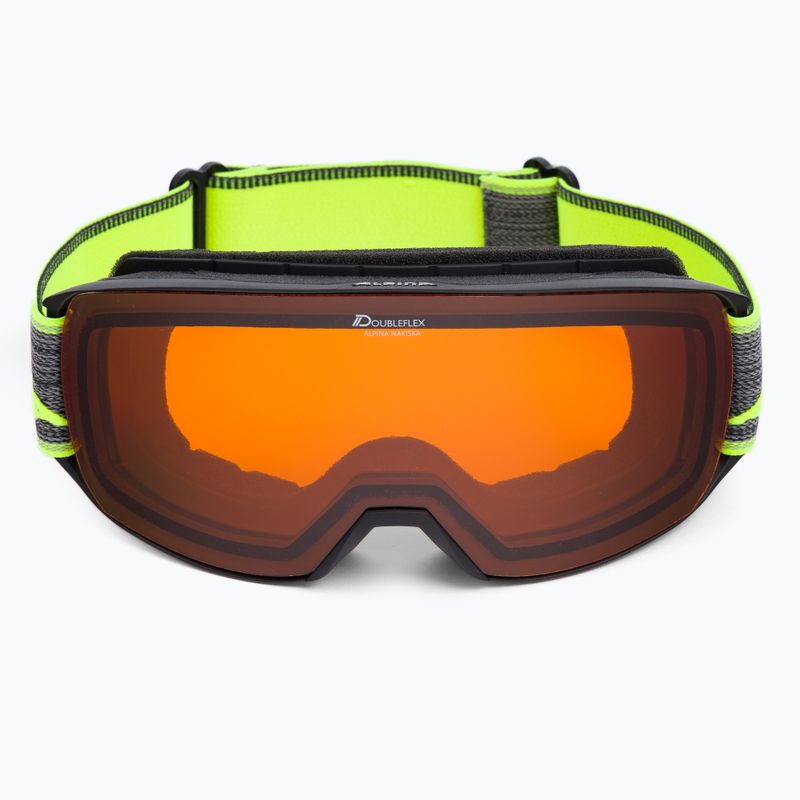 Skibrille Alpina Nakiska black-neon/dh 2