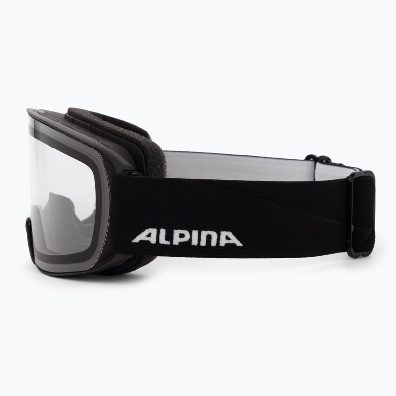 Skibrille Alpina Nakiska black matt/clear 4