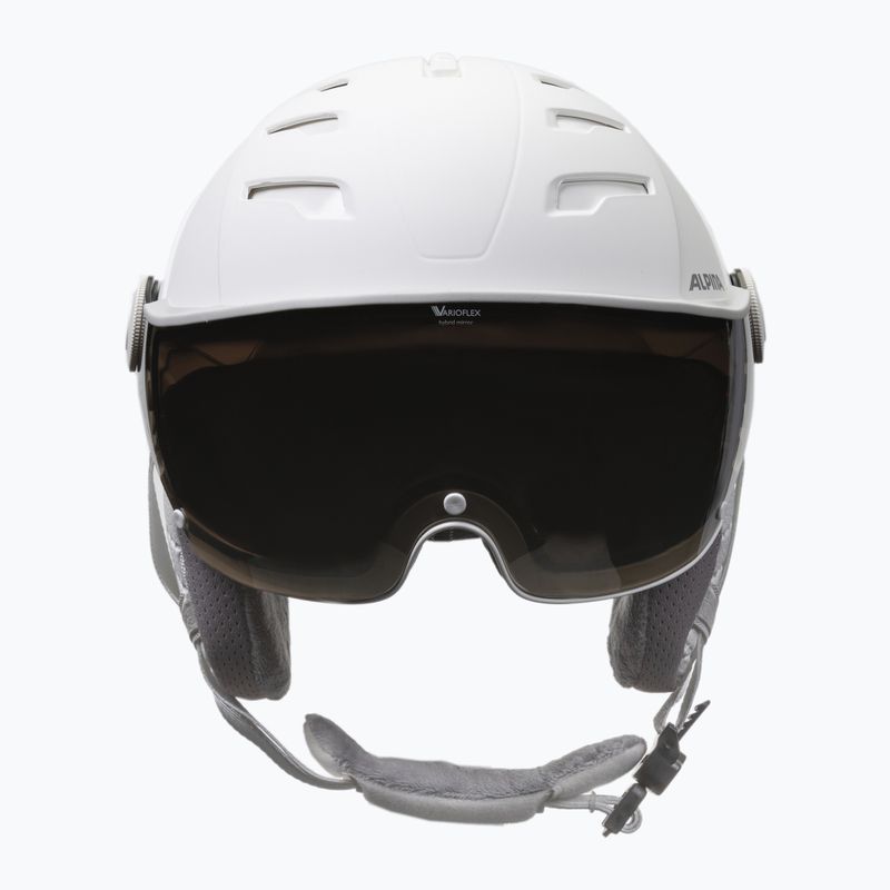 Skihelm Alpina Jump 2.0 VM white/gray matt 10