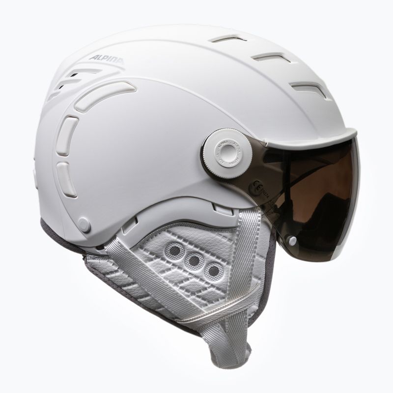 Skihelm Alpina Jump 2.0 VM white/gray matt 4