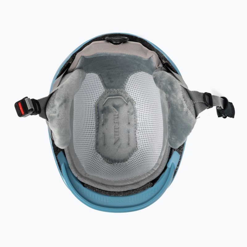 Skihelm Alpina Grand skyblue/white matt 5